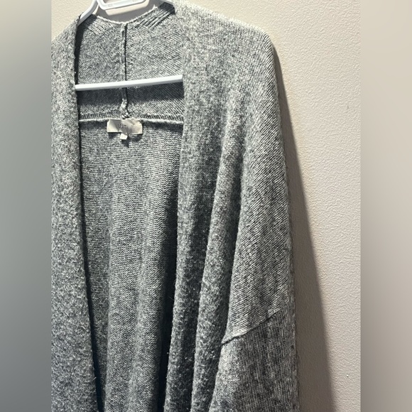 Anna Taylor LOFT Open Front Drop Shoulder Fine Knit Cardigan With Pockets - Picture 5 of 13